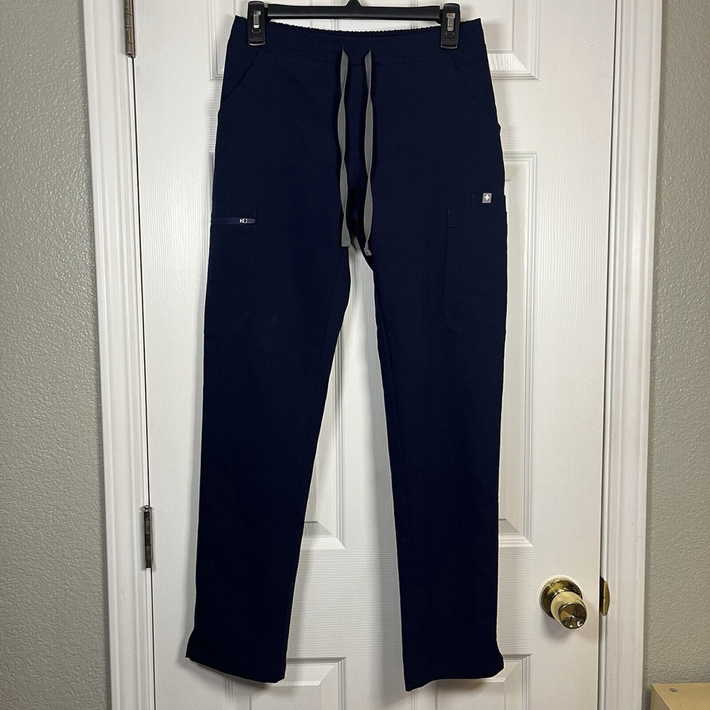 FIGS Yola Skinny Scrub Pant Women XS Technical Collection Dark Blue TW2000R